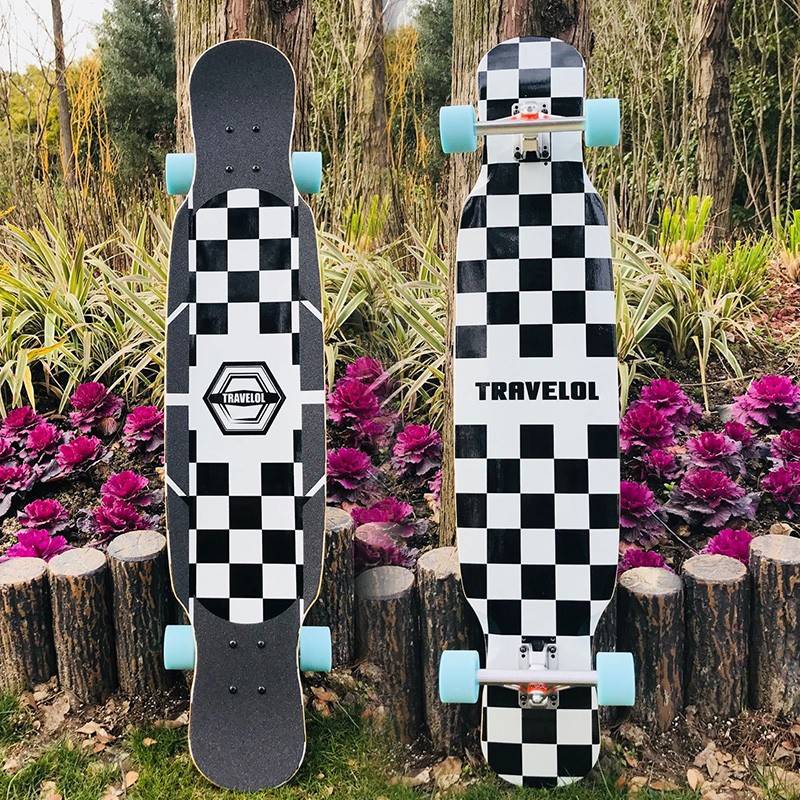 black and white 46 "air bridge blue wheel
